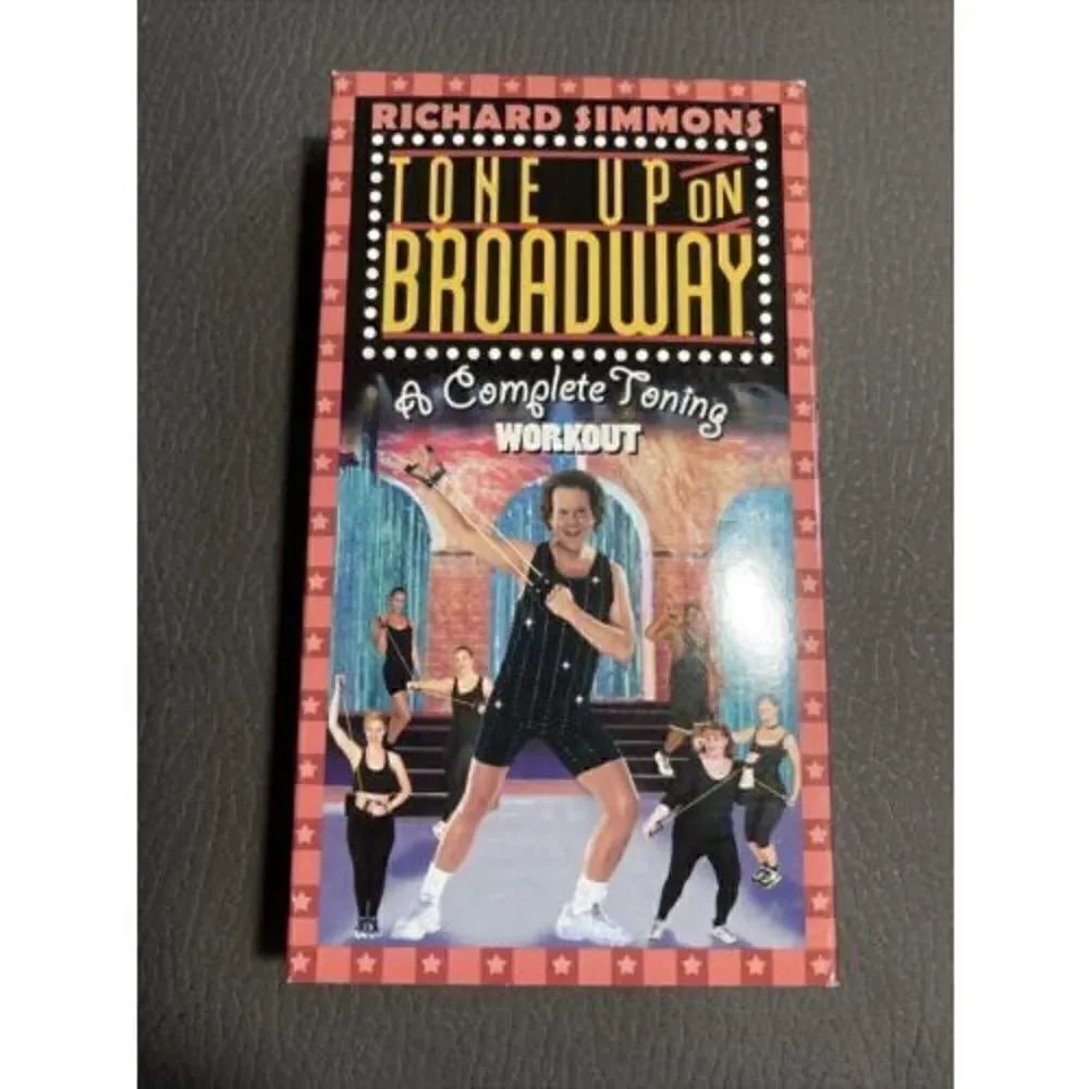 Richard Simmons Tone Up on Broadway (VHS, 2000) Excellent Condition Toning